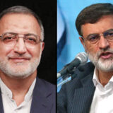 امیرحسین قاضی‌زاده هاشمی و علیرضا زاکانی، دو تن از نامزدهای اصولگرای چهاردهمین دوره انتخابات ریاست جمهوری که از کاندیداتوری انصراف دادند.